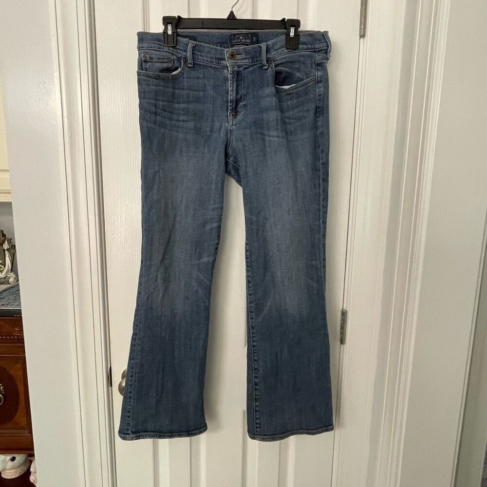 Lucky Brand Sweet N Low Bootcut Jeans Women’s Size 12/31 Medium Wash Stretch Med